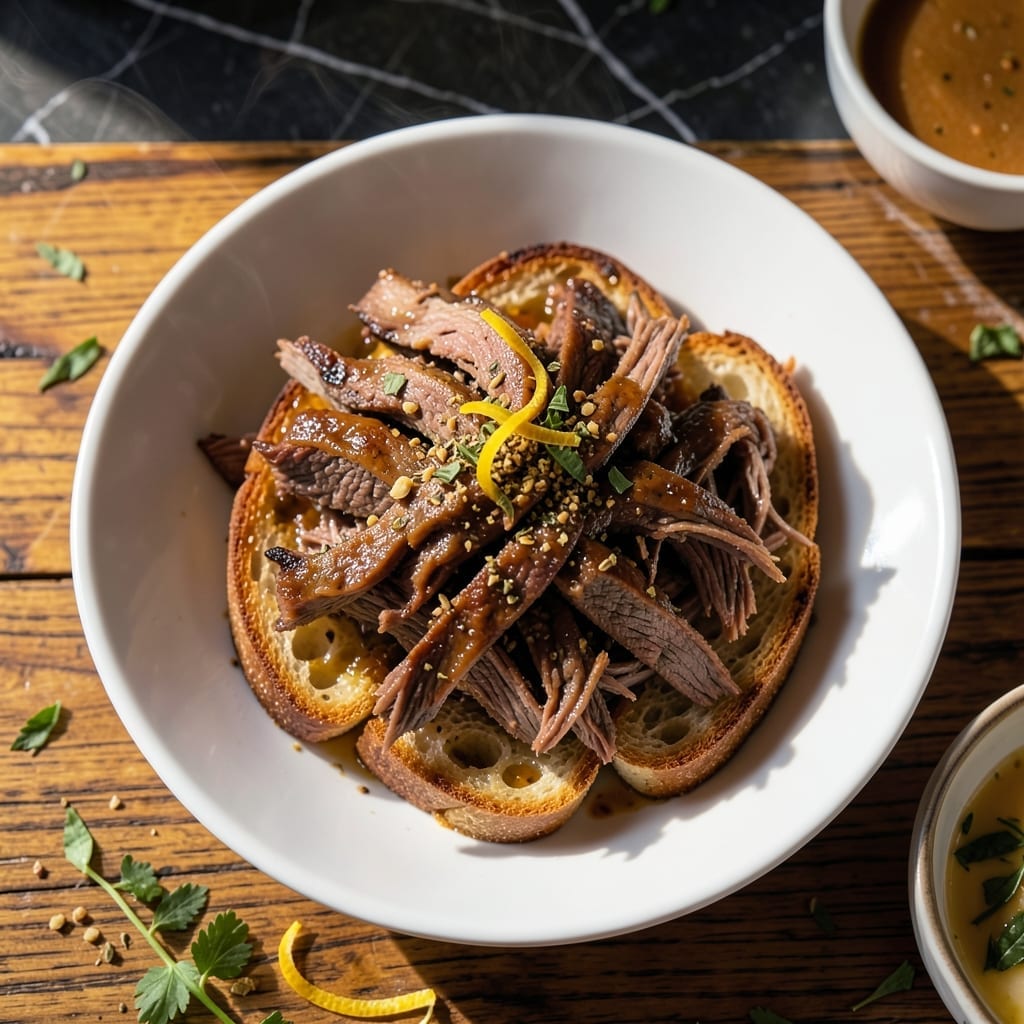 Chicago Italian Beef Recipe Oven: Slow-Roasted Juicy Slices With Giardiniera