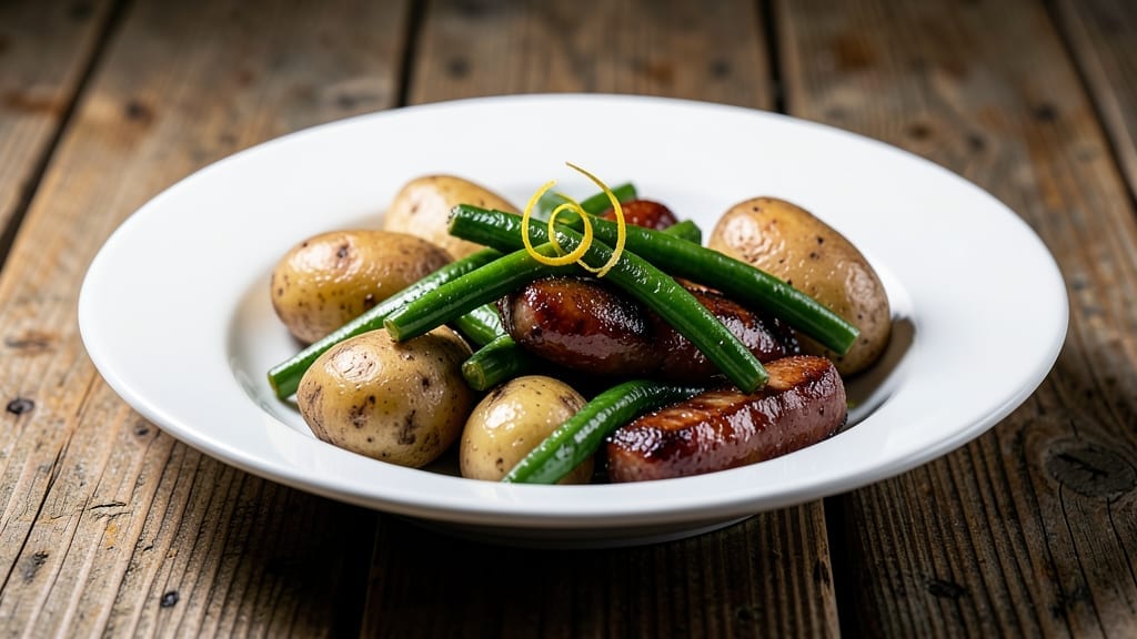 Recipe For Smoked Sausage Potatoes And Green Beans: One-Pan Smoky Comfort Dinner