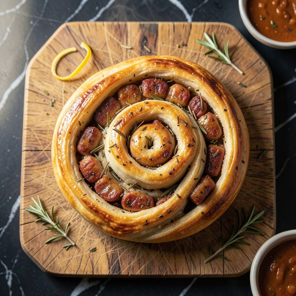 Sausage Roll Recipe Pizza Dough: Flaky Layers With Italian Herb Infusion