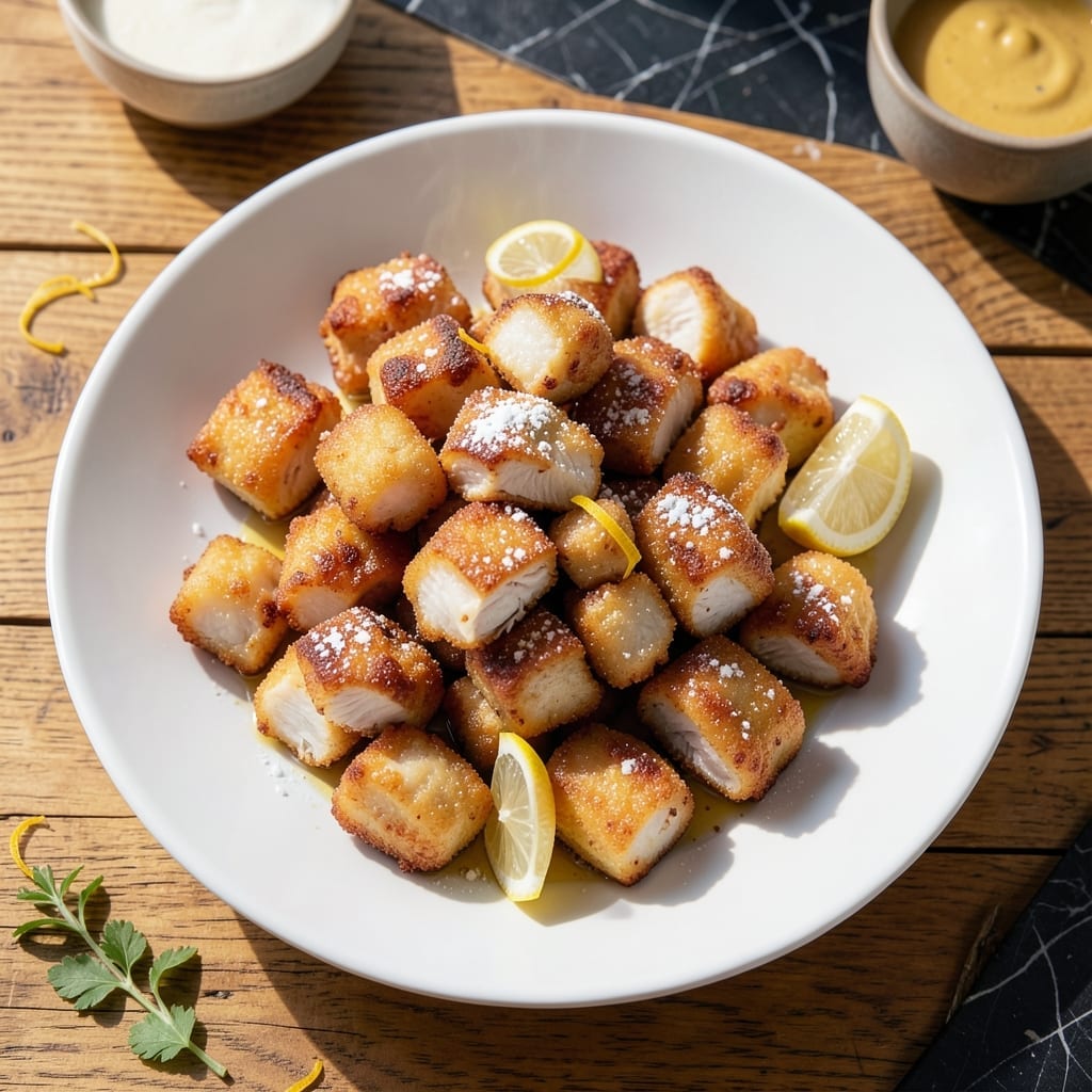 Cod Bites Recipe: Crispy Golden Nuggets with Lemon Zest