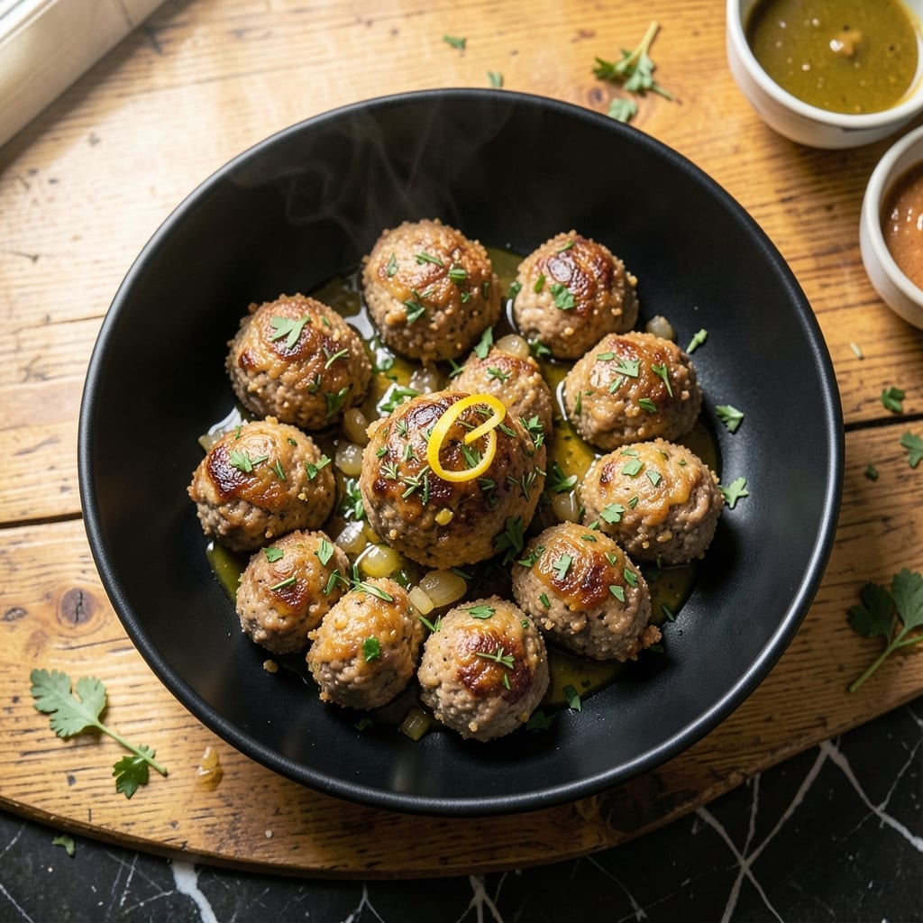 Meatball Recipe No Red Sauce: Herb-Infused Bites with Savory Depth
