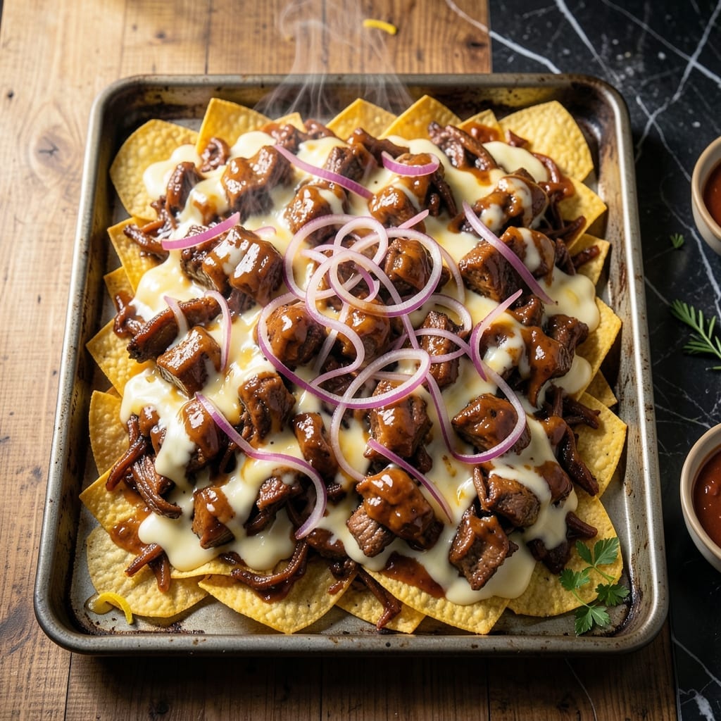 Barbecue Pork Nachos Recipe: Loaded With Smoky BBQ Flavor