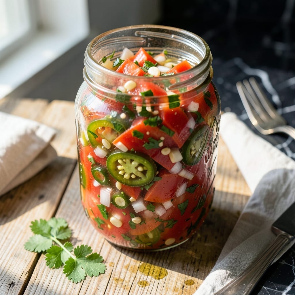 Canning Salsa Recipe Without Vinegar: Fresh Tomato Flavor Preserved Safely