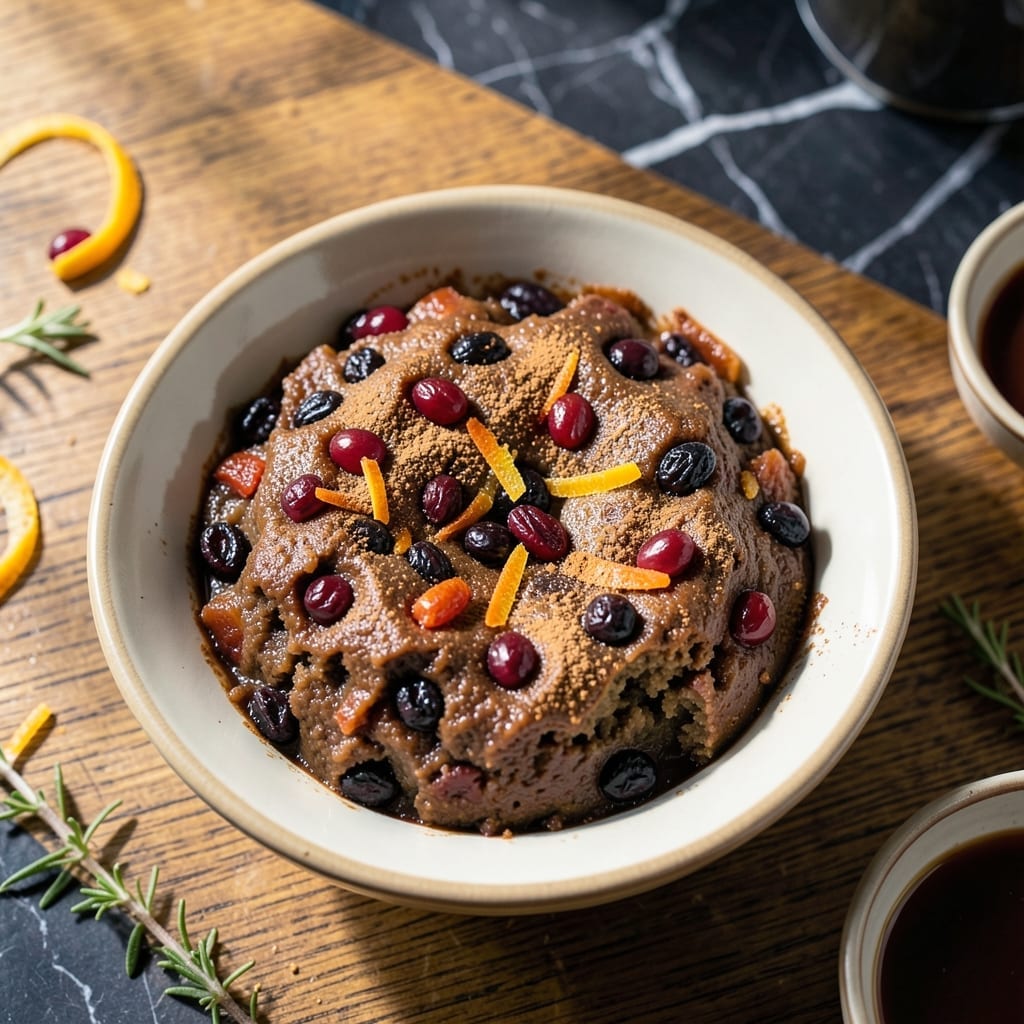 Recipe for Xmas Pudding: Traditional Holiday Spiced Dessert