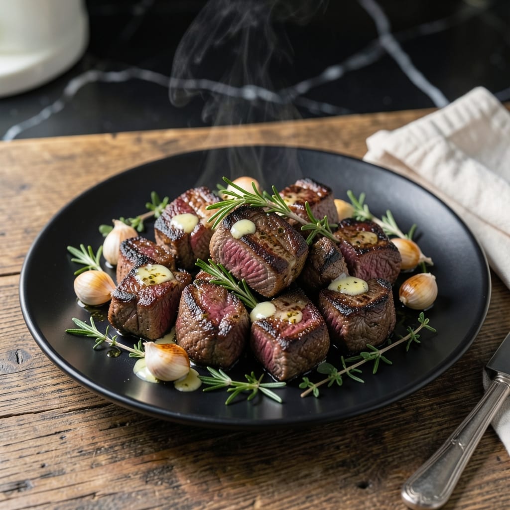 Easy Family Recipe Steak Bites: Garlicky Butter Bites for Quick Dinners