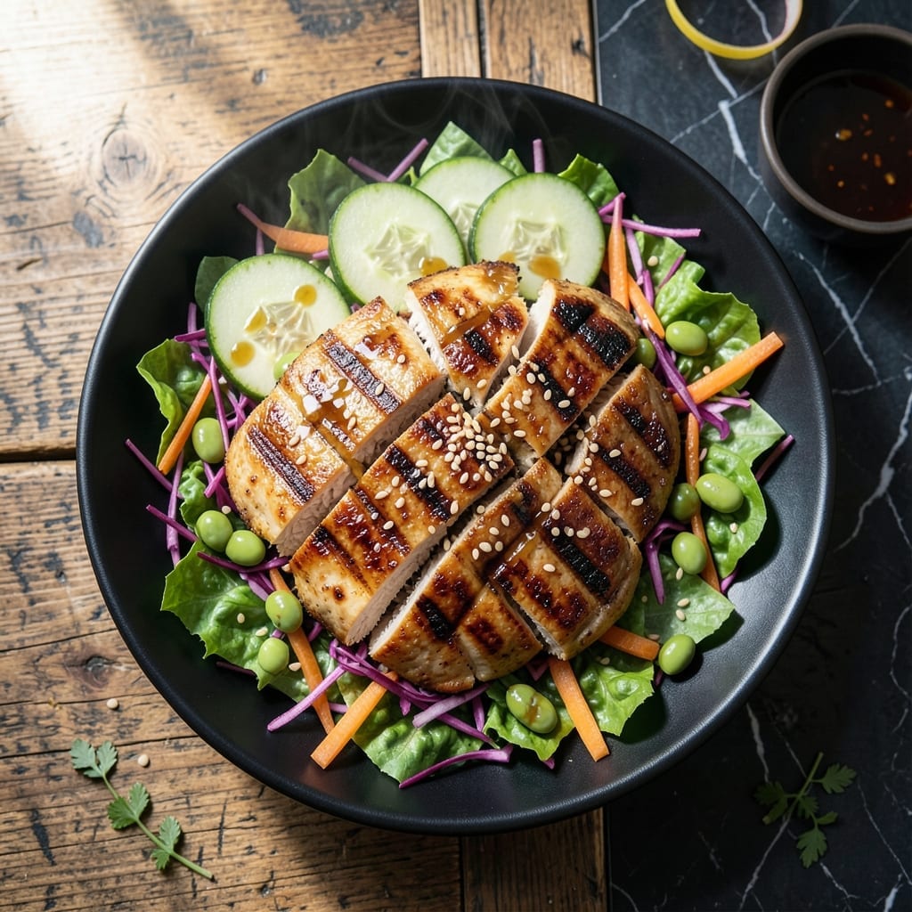 Asian Grilled Chicken Salad Recipe: Umami-Packed Freshness in Every Bite