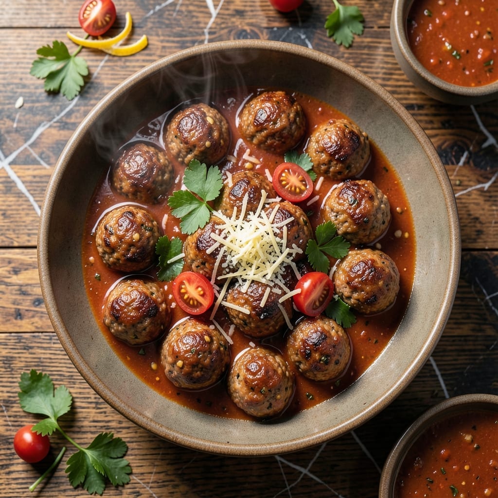 Meatball Recipe Cooked in Sauce: Simmered for Maximum Flavor Meatball Recipe Cooked in Sauce: Simmered for Maximum Flavor