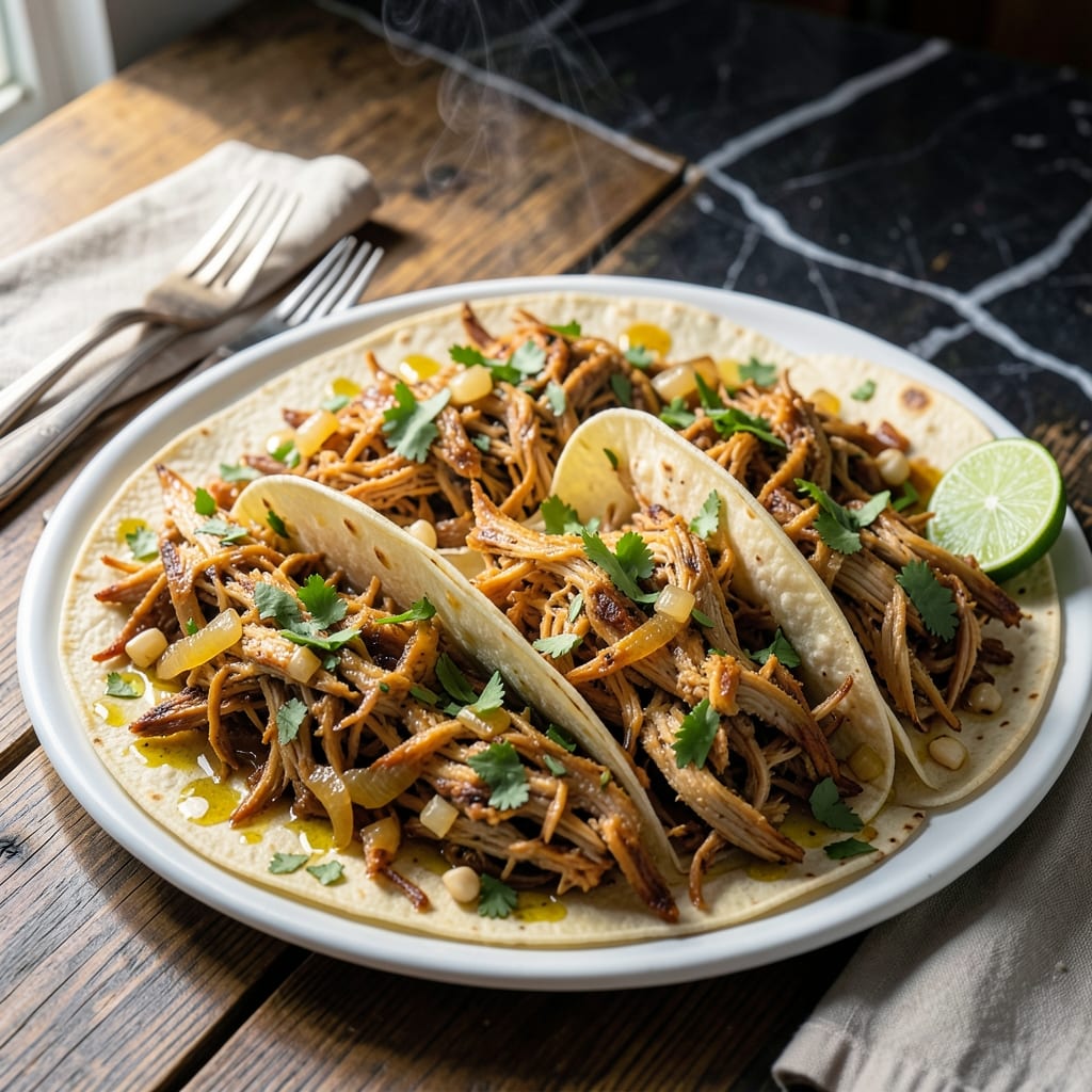 Recipe Chicken Tacos Shredded Chicken: Zesty Lime and Cilantro Burst