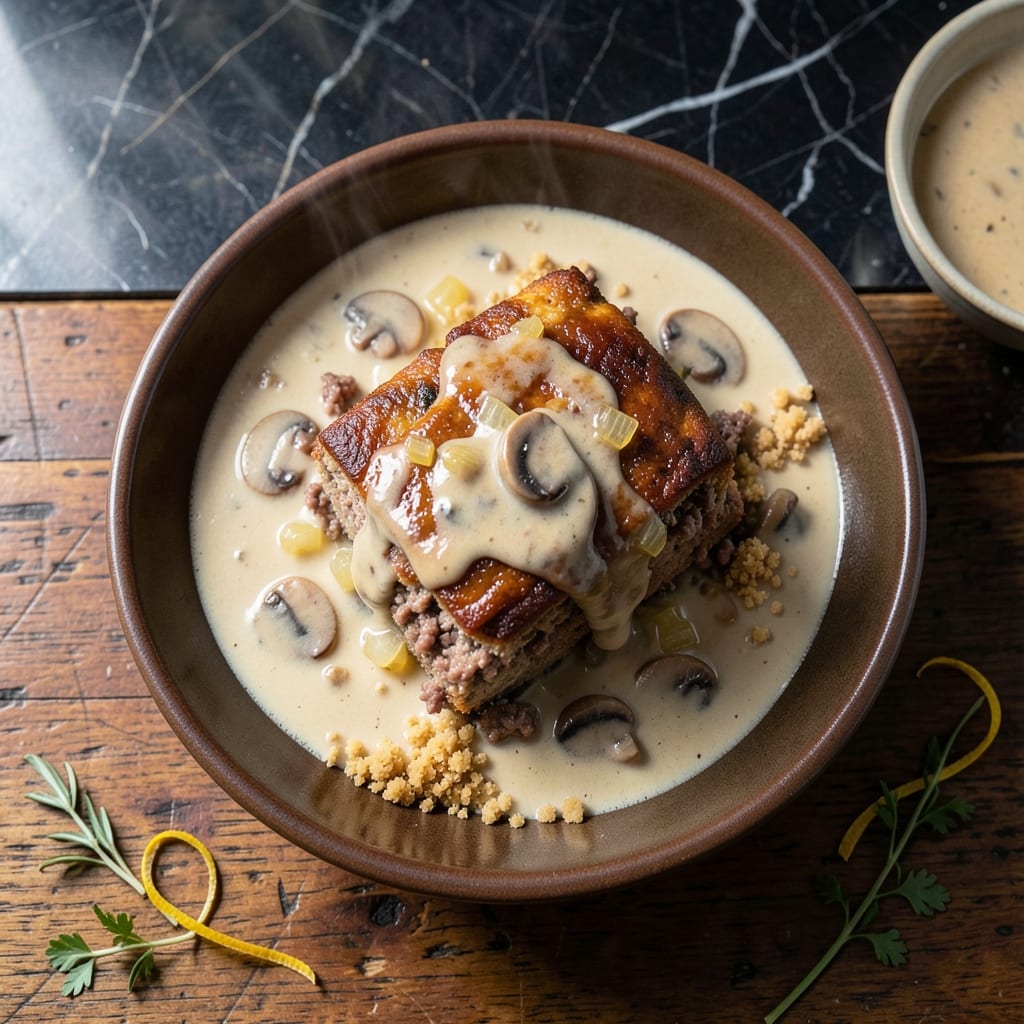 Meatloaf Recipe With Mushroom Soup: Creamy Umami Glaze in Every Slice