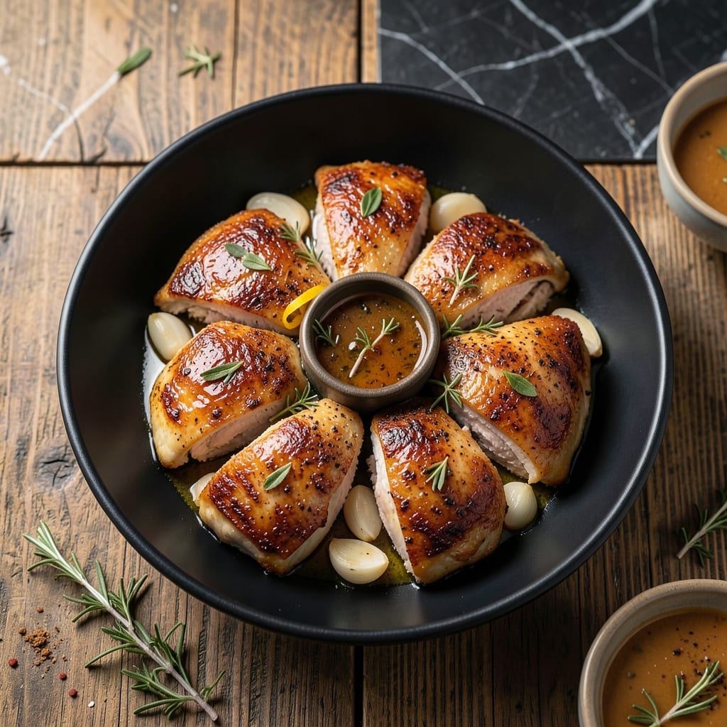 Recipe for Boneless Chicken Thighs in Oven: Herb-Roasted Juiciness in 30 Minutes