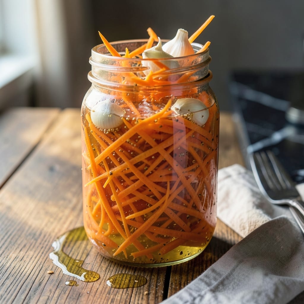 Pickled Shredded Carrots Recipe: Tangy Quick-Pickle Crunch
