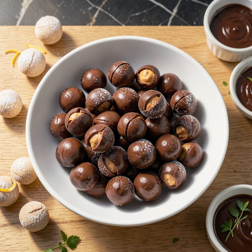 Easy Buckeye Recipe 3 Ingredients: No-Bake Chocolate Peanut Butter Bites