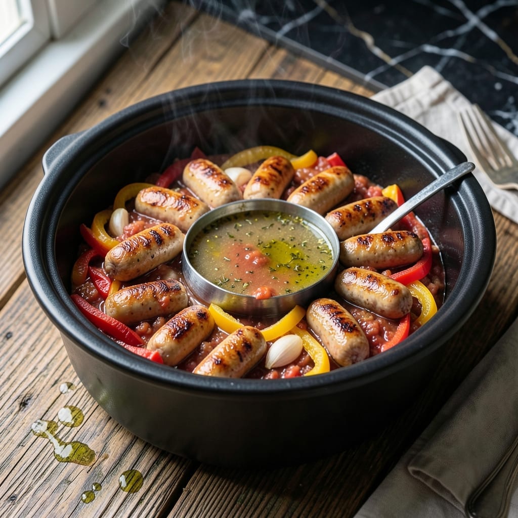 Recipe for Italian Sausage in Crock Pot: Set-It-and-Forget-It Savory Feast