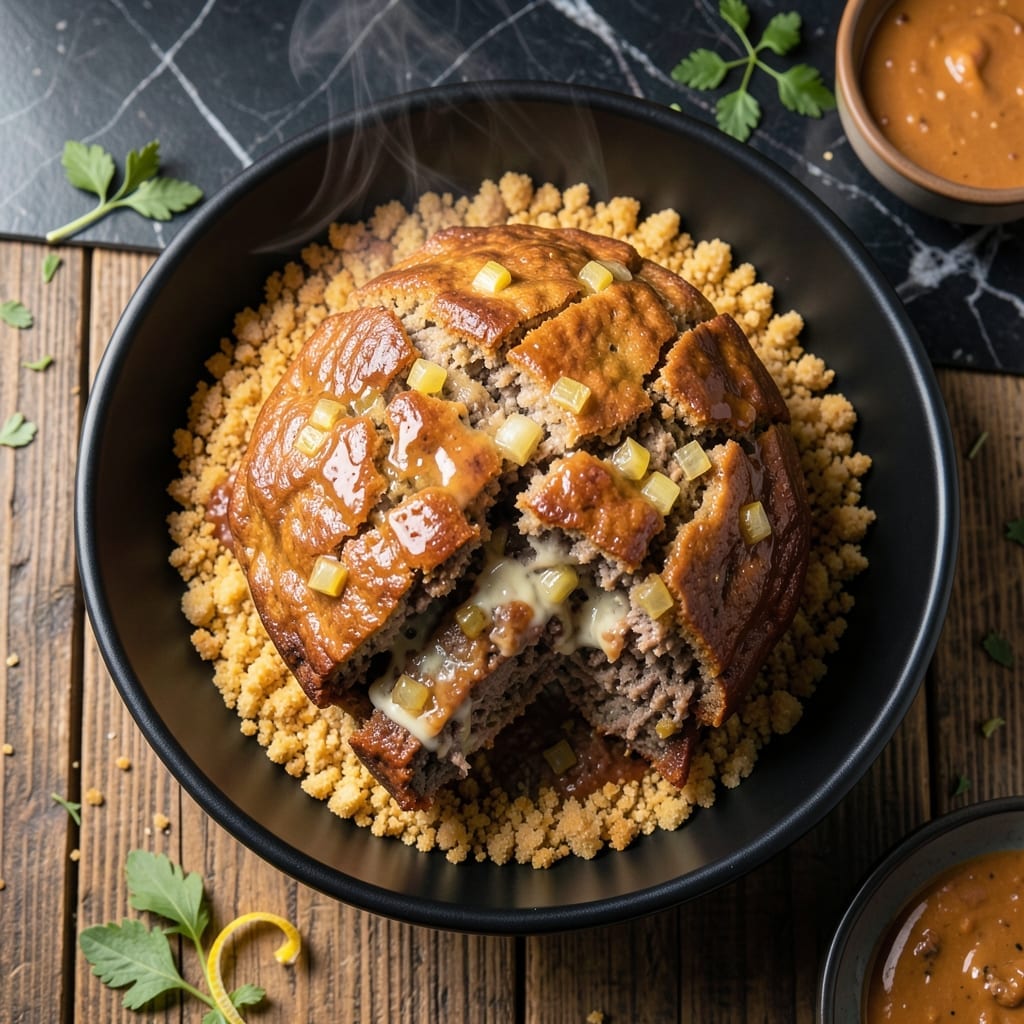 Bobby Flay's Meatloaf Recipe: Savory Herb Glaze and Juicy Texture