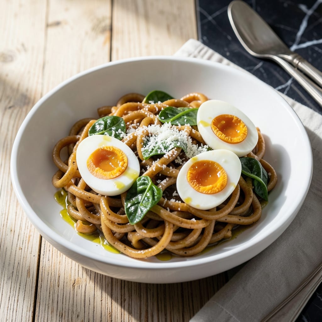 Egg and Pasta Recipe Healthy: Light yet Satisfying Protein-Packed Meal