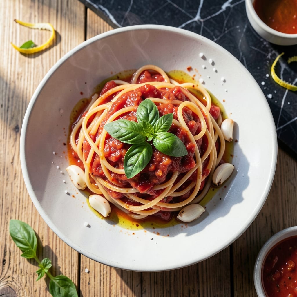 Scott Conant's Pasta Pomodoro Recipe: Bright Tomato Sauce With Fresh Basil