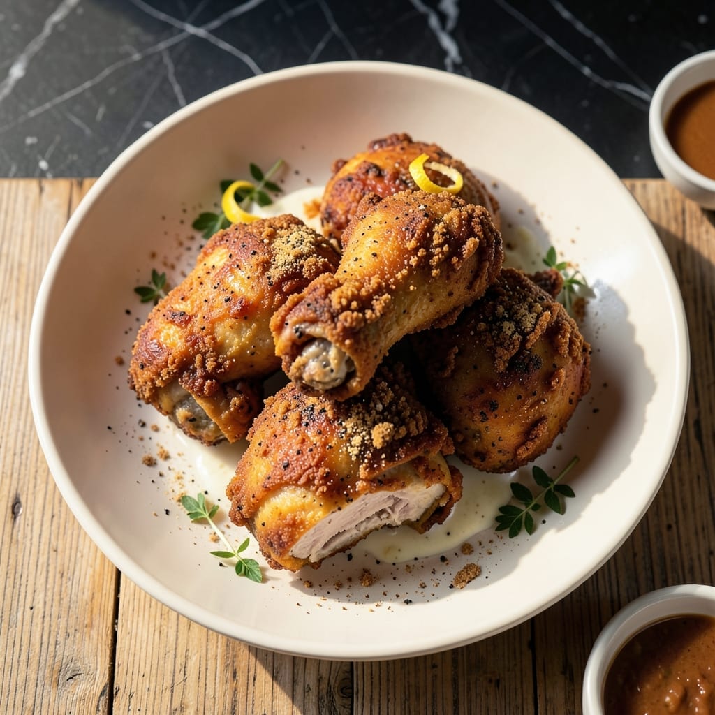Fried Chicken Recipe: Shatteringly Crunchy Coating with Juicy Centers