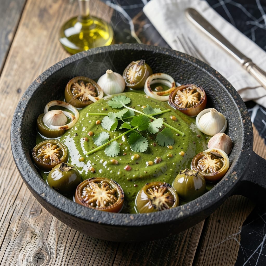 Tomatillo Sauce Recipe for Enchiladas: Tangy Green Base for Authentic Flavor