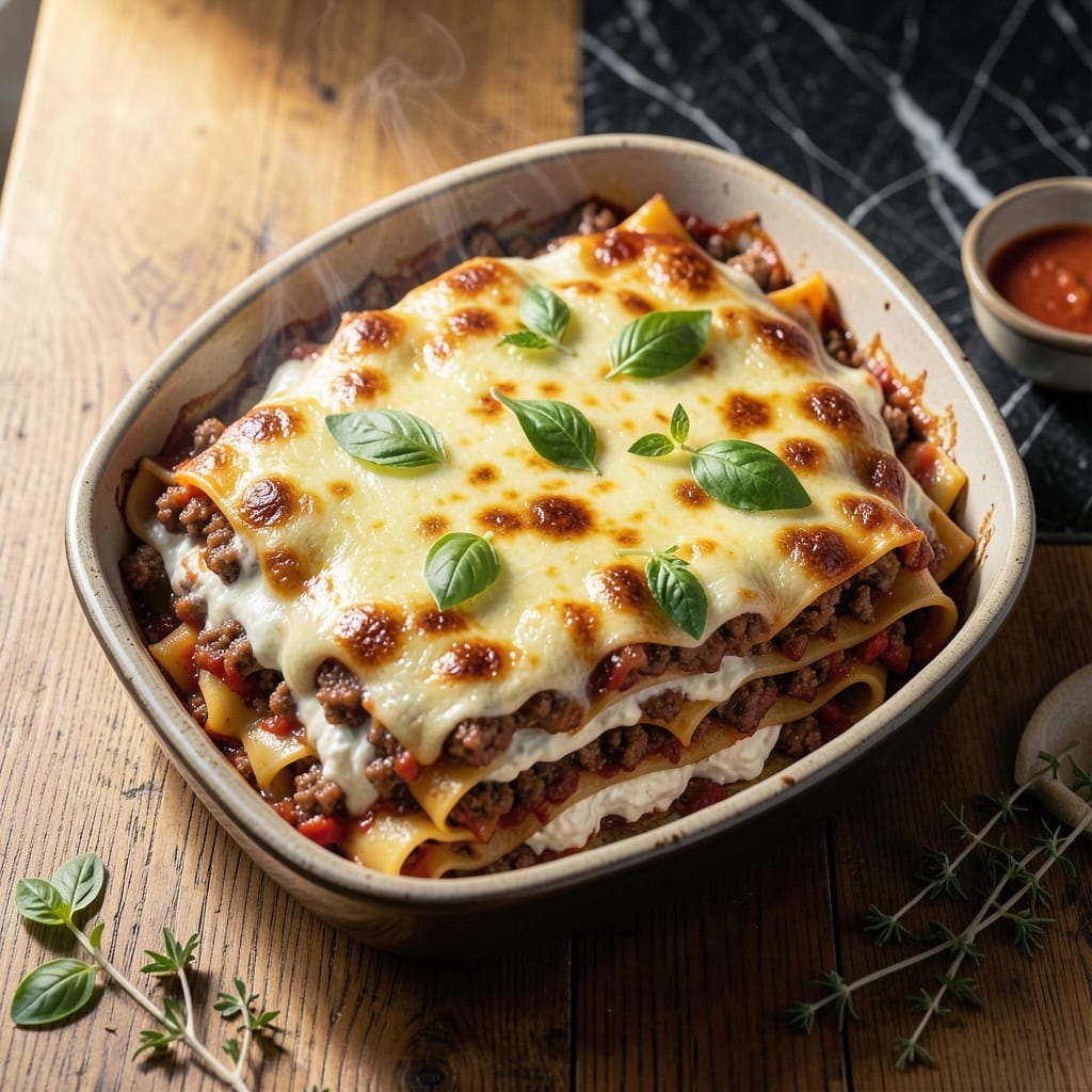 Lasagna Recipe No Egg: Layers of Cheesy Goodness Without the Binder