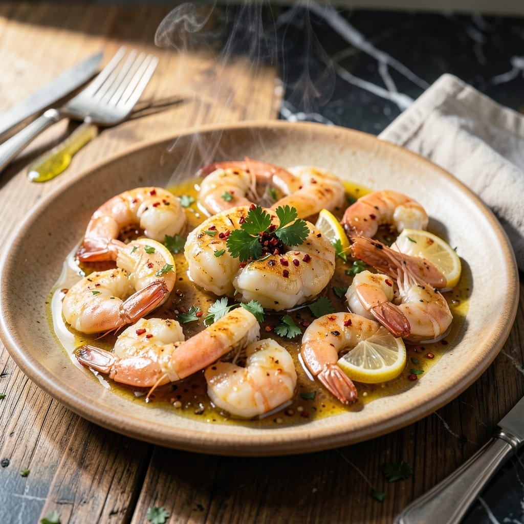 Garlic Shrimp Recipe No Butter: Olive Oil-Infused Succulent Prawns