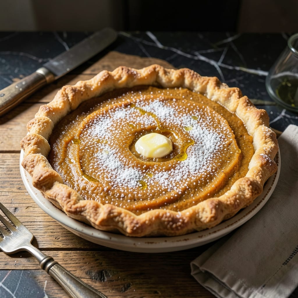 Pumpkin Pie Recipe MC: Spiced Custard in a Flaky Crust
