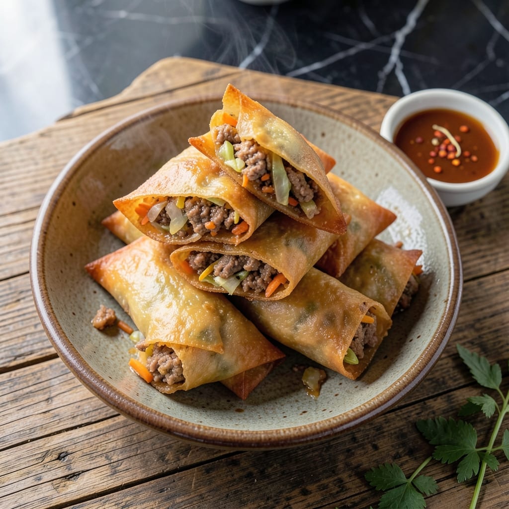 Filipino Lumpia Recipe With Ground Pork: Crunchy Spring Rolls With Sweet-Savory Filling