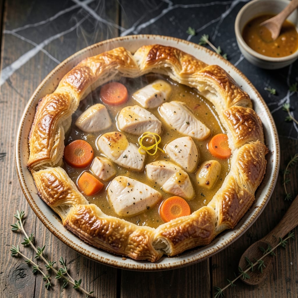 Chicken Pot Pie Recipe No Peas: Flaky Crust with Hearty Vegetable Filling Chicken Pot Pie Recipe No Peas: Flaky Crust with Hearty Vegetable Filling
