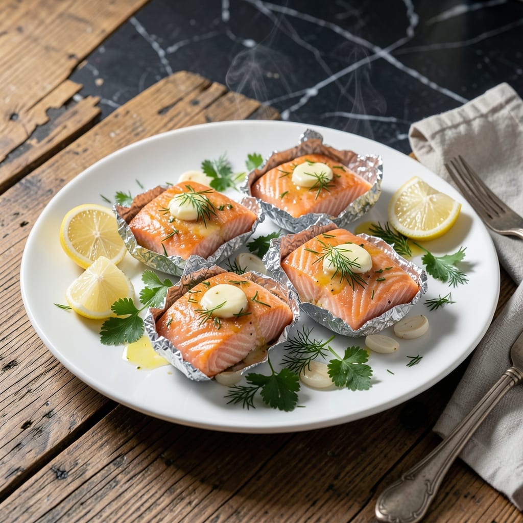 Salmon Recipe in Foil Bake Oven: Flaky Perfection With Lemon and Herbs