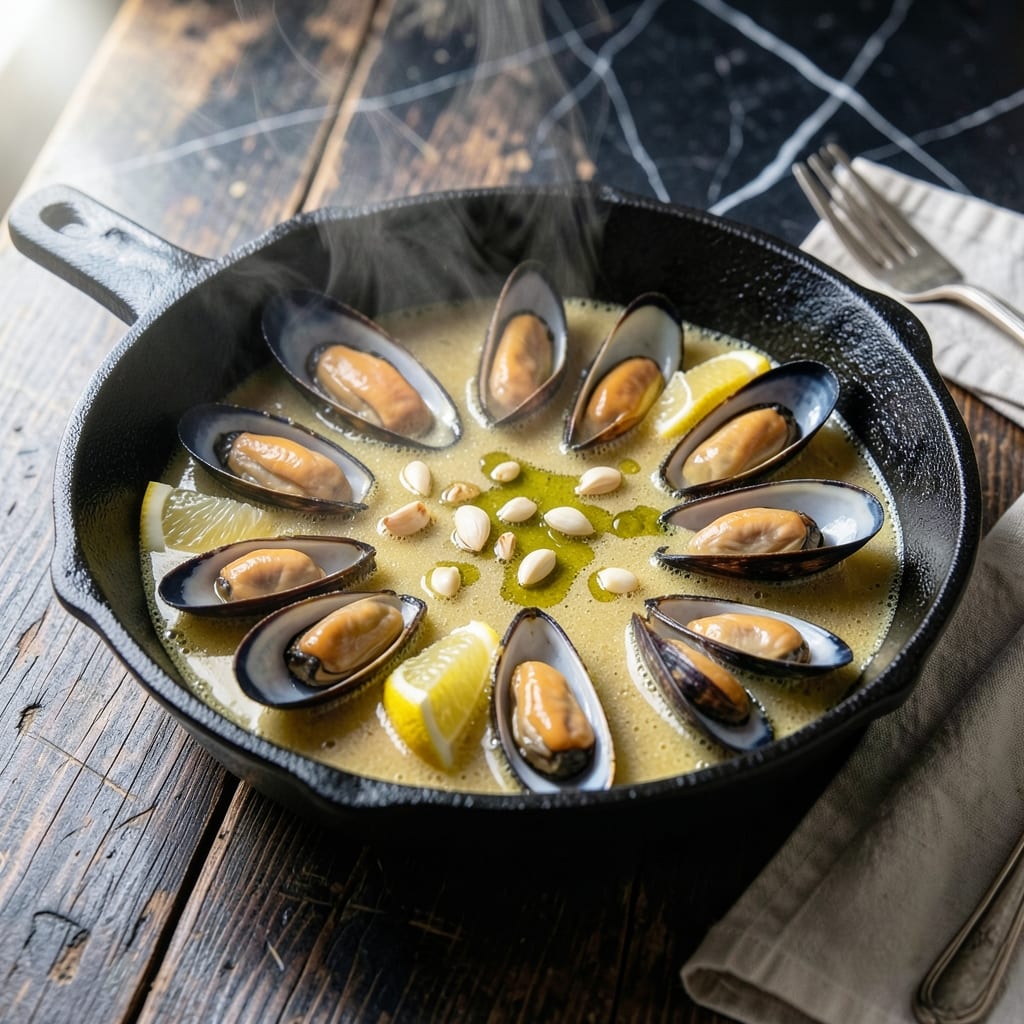 Mussels Recipe Without Wine: White Wine Substitute With Lemon and Garlic