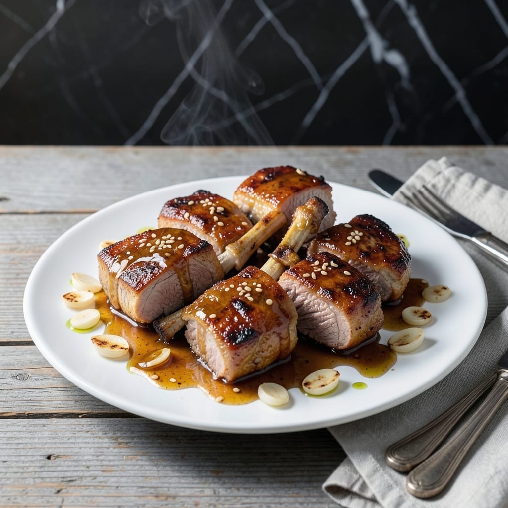 Recipe for Pork Chops With Honey and Soy Sauce: Sticky Glazed Perfection