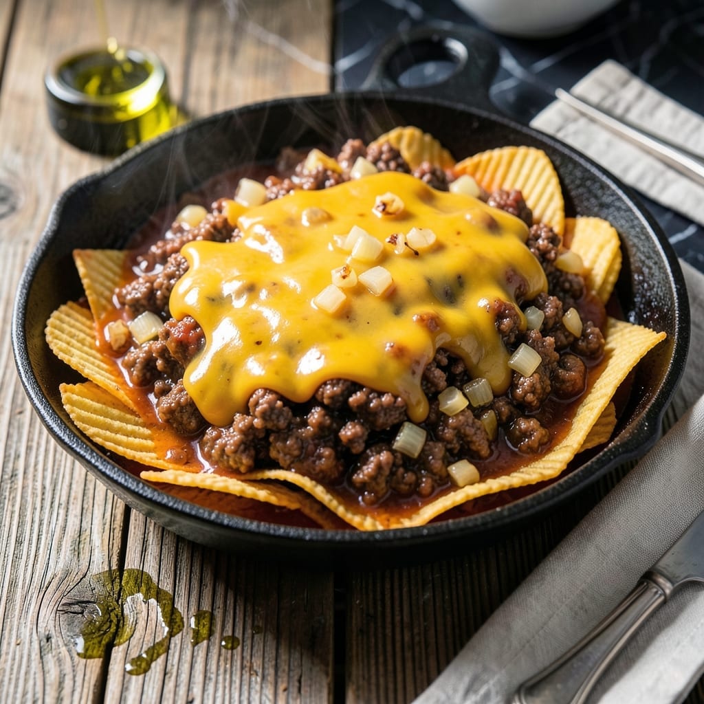 Frito Pie Recipe With Ground Beef: Tex-Mex Layers in One Skillet