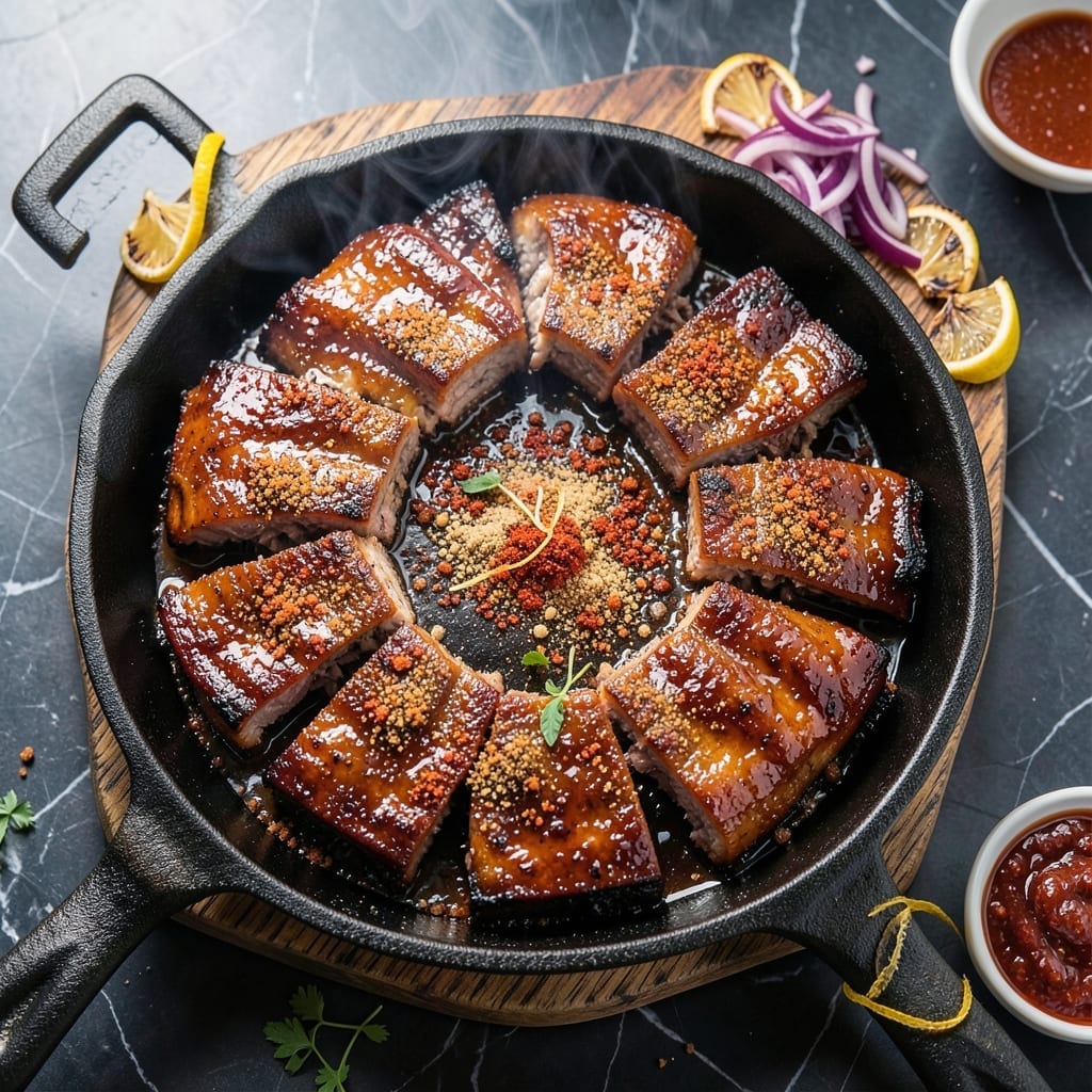 Barbecued Pork Spare Ribs Recipe: Slow-Smoked With Sticky Glaze