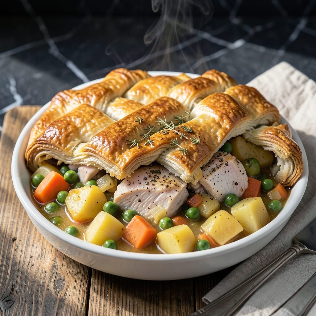 Chicken Pot Pie Recipe With Potatoes: Homestyle Comfort in a Golden Crust