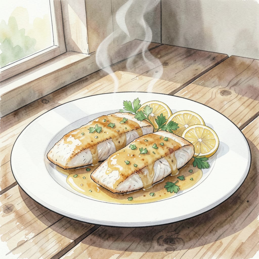 Filet of Sole Recipe: Pan Seared Perfection Every Time example with annotations