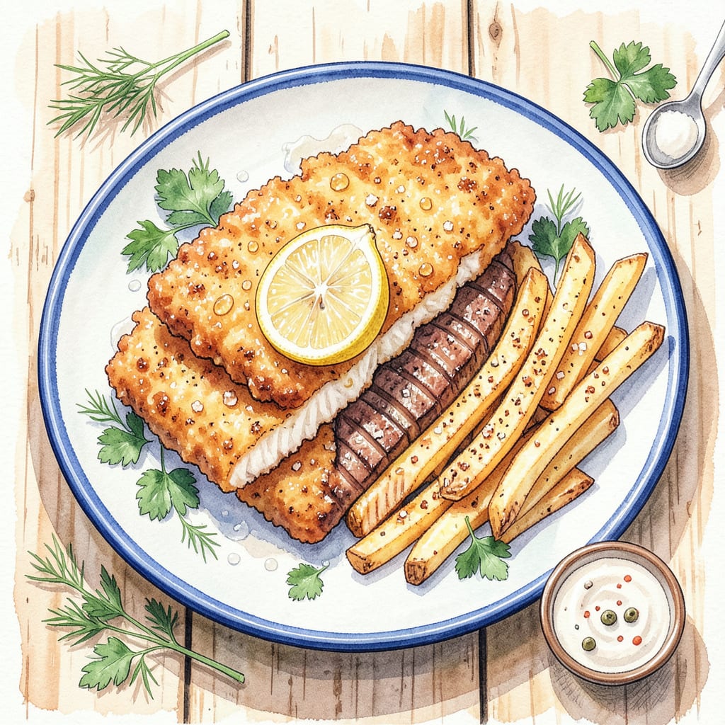 fish batter recipe easy example with annotations