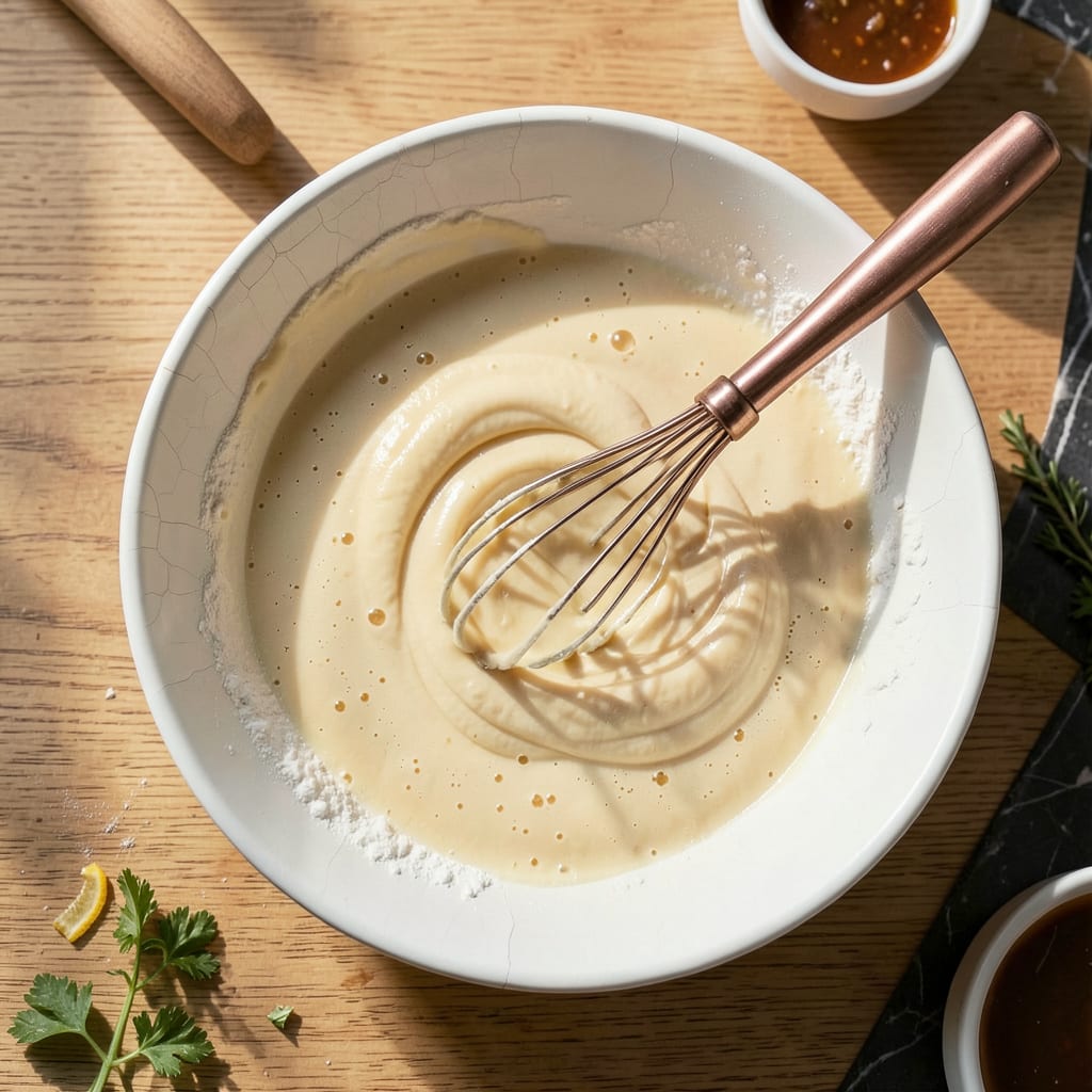 Flour Egg Flour Batter: Crispy Golden Crepes in Minutes illustration with key details