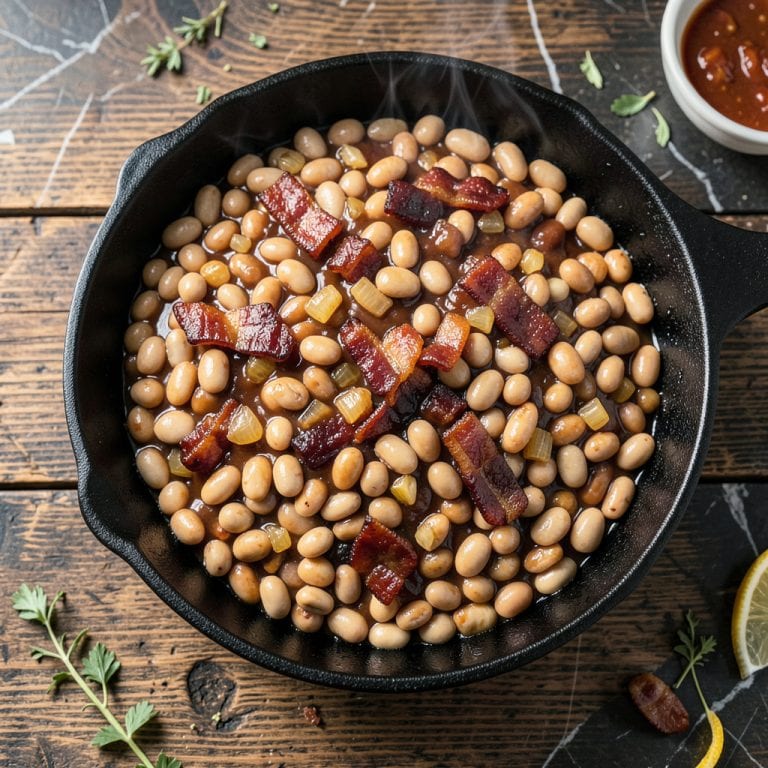 Complete franklin bbq beans recipe overview image
