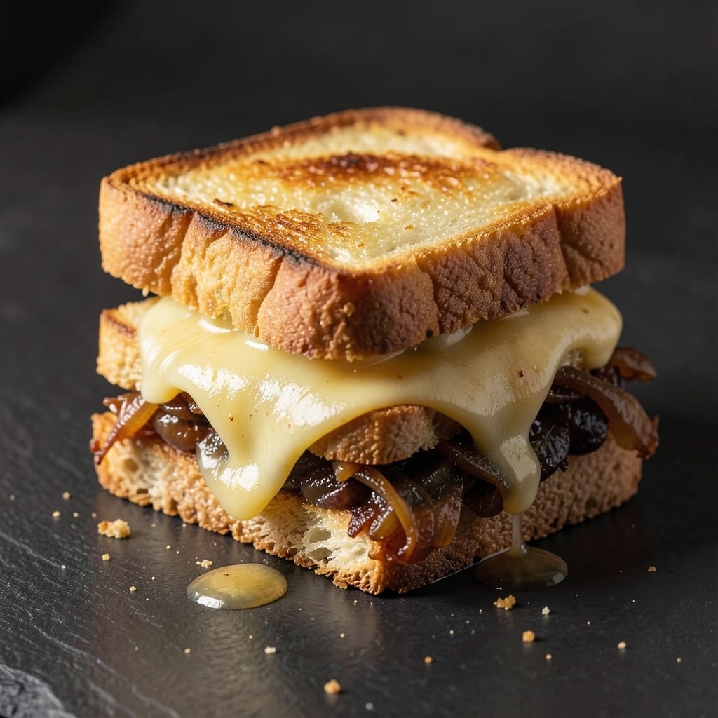 French Onion Soup Grilled Cheese Recipe: Melty Gruyère Meets Caramelized Depth