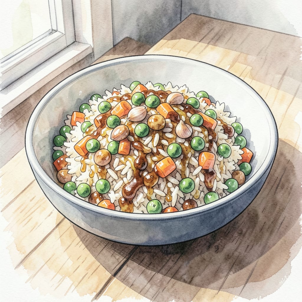Comprehensive Fried Rice Recipe No Egg: Quick and Easy Chinese Style Delight visual reference