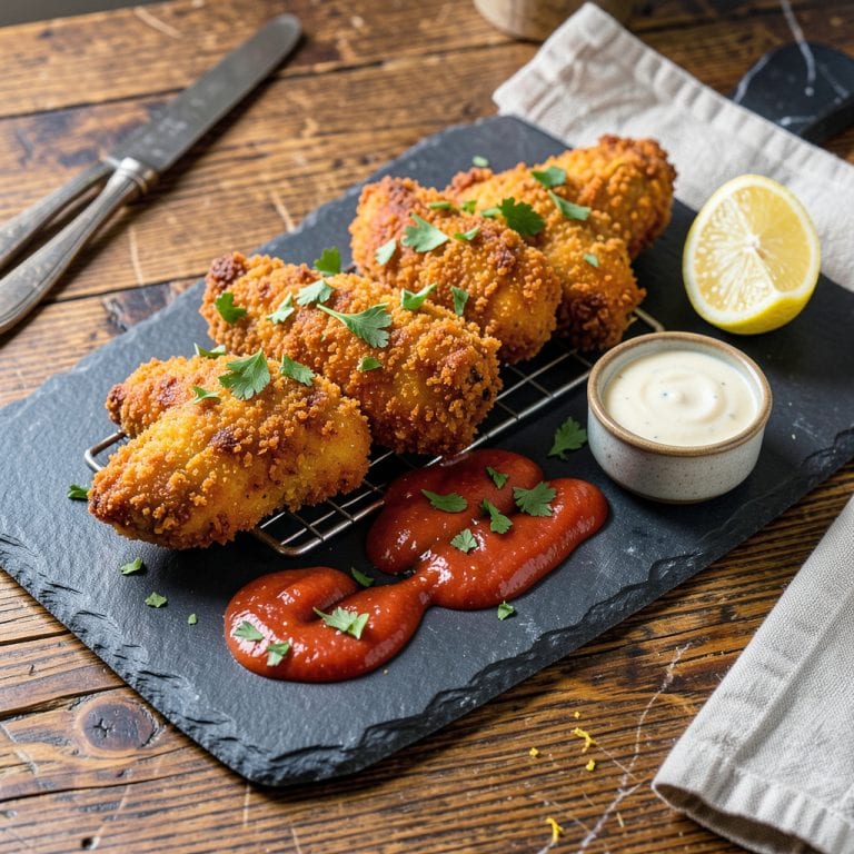 Visual representation of Frozen Chicken Tenders: Oven Baked to Golden Crispy Perfection