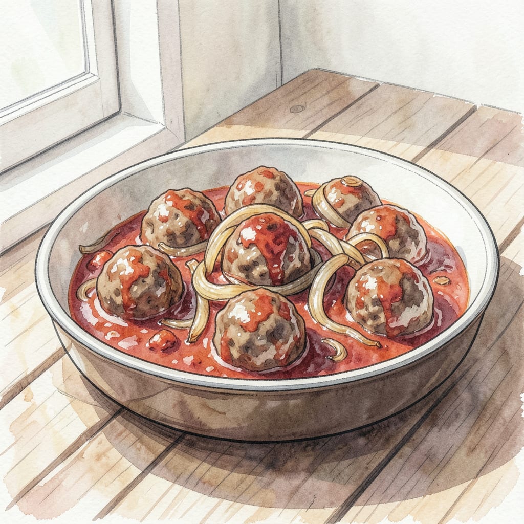 Frozen Meatballs Recipe: Quick and Delicious Italian Style Comfort example with annotations