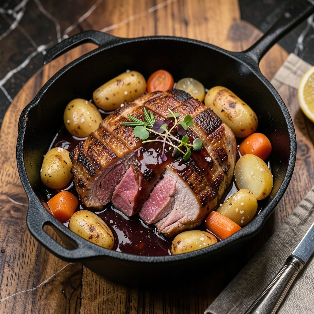 Frozen Roast Recipe on the Stove Top: Fall Apart Tender in Under 3 Hours example with annotations