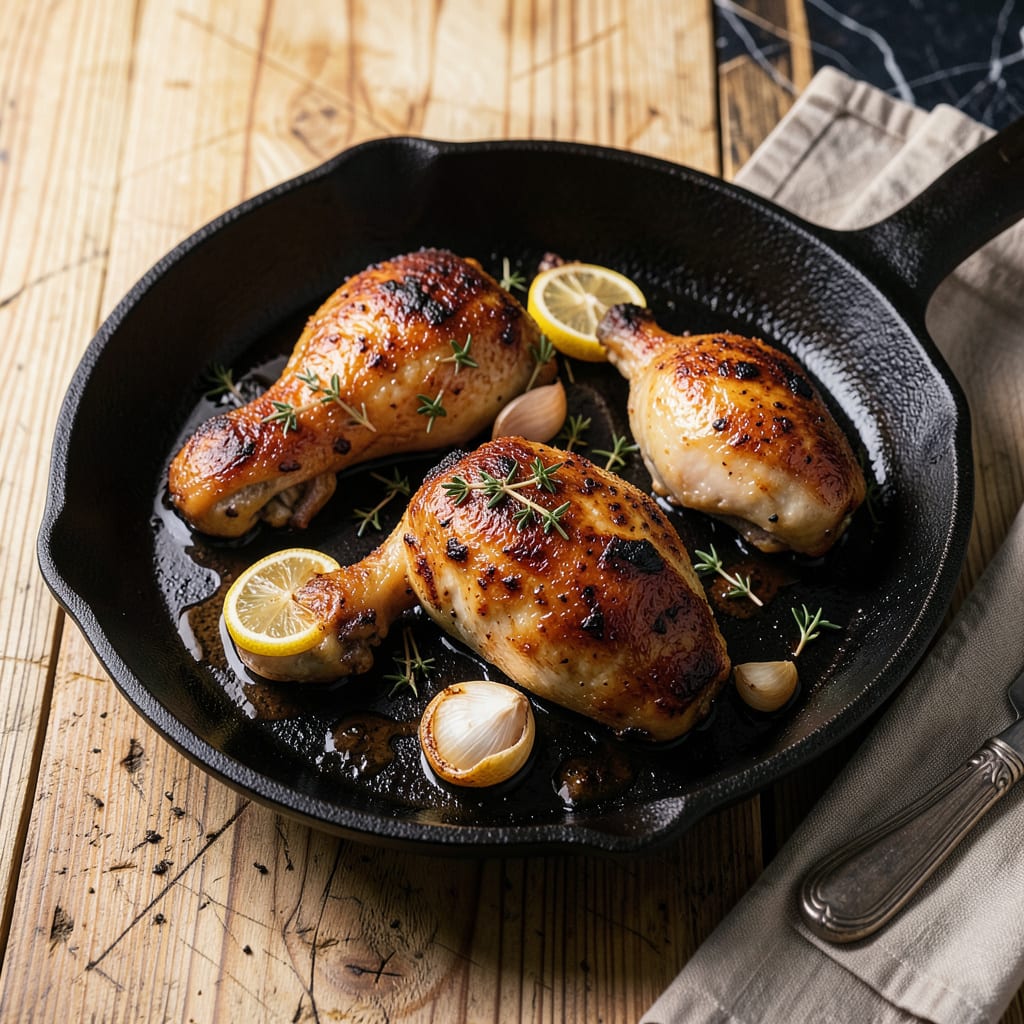 Visual representation of Frying Marinated Chicken: Crispy Skin With Juicy, Flavor Packed Meat