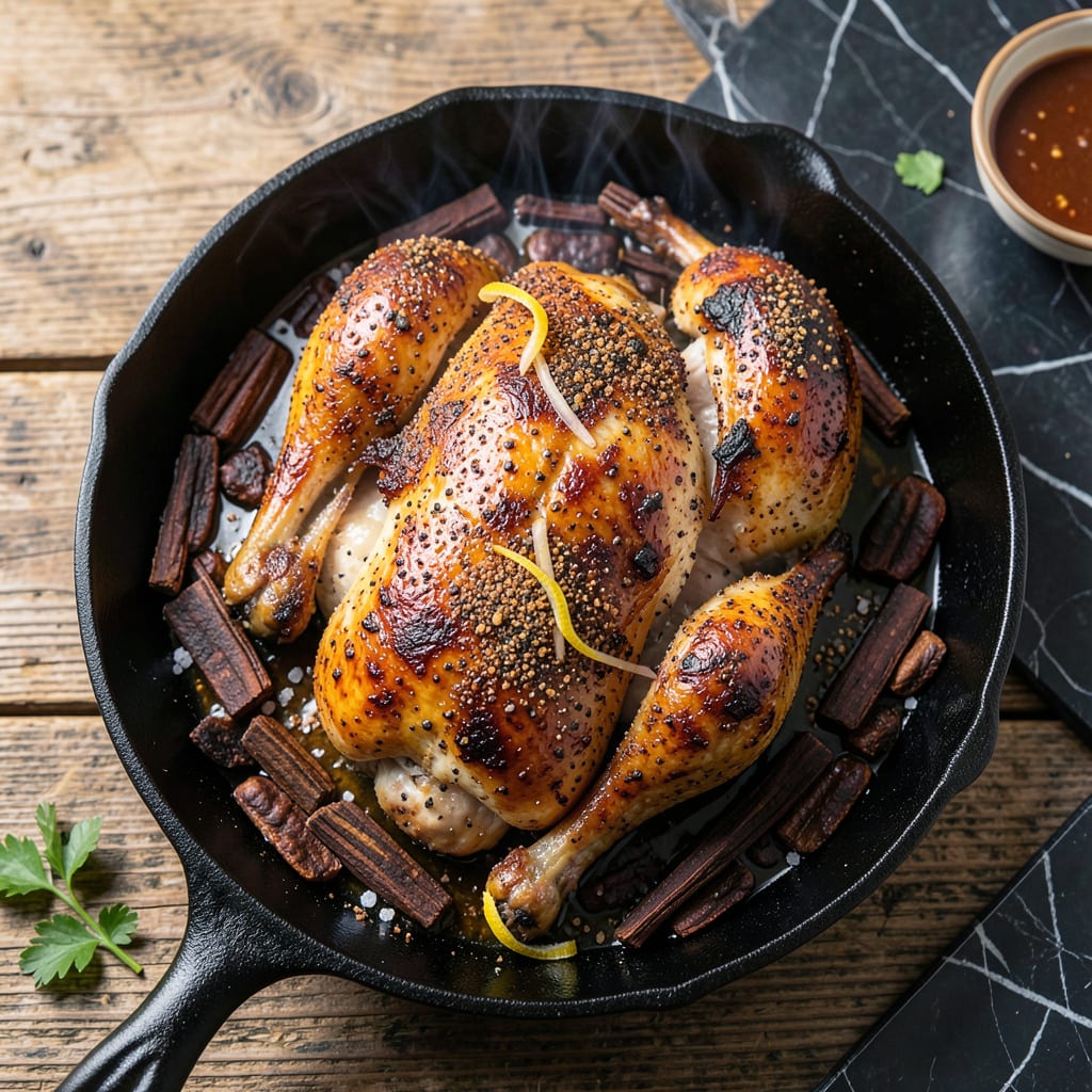 Complete Full Chicken BBQ Recipe: Smoke Kissed Juiciness Off the Bone overview image