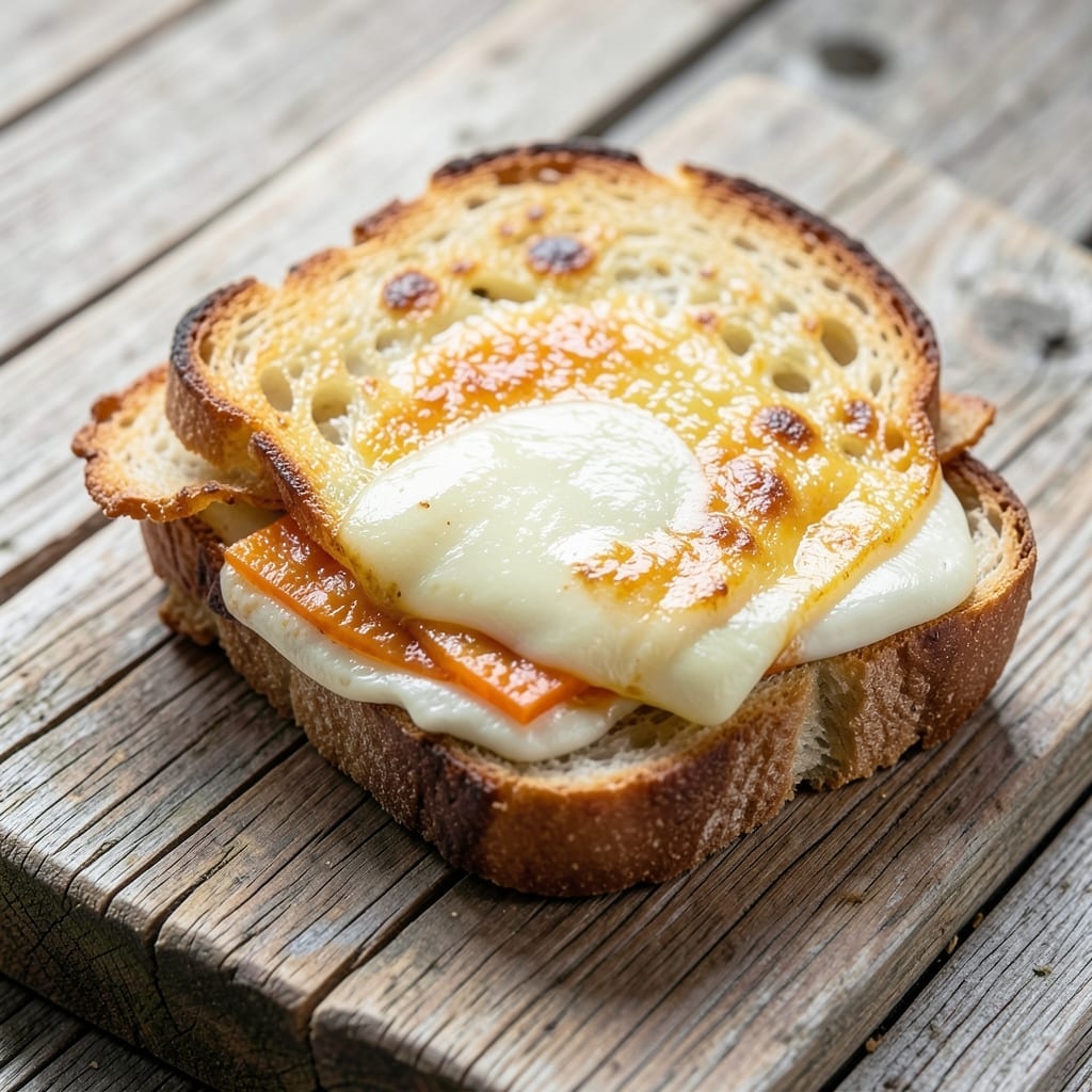Garlic Bread Grilled Cheese Recipe: Crispy Sourdough With Melty Three-Cheese Fill