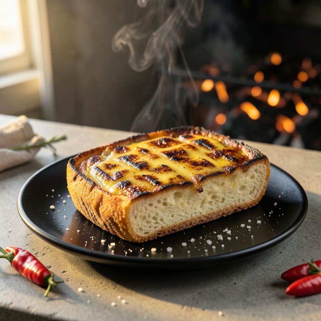 Garlic Bread Recipe Grill: Charred Crust With Smoky Garlic Aroma