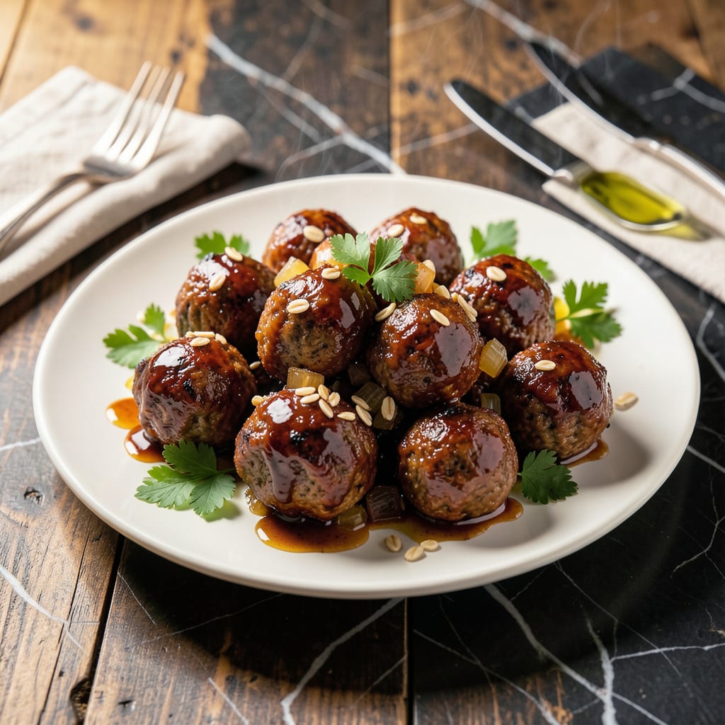 Comprehensive gluten free bbq meatballs recipe visual reference