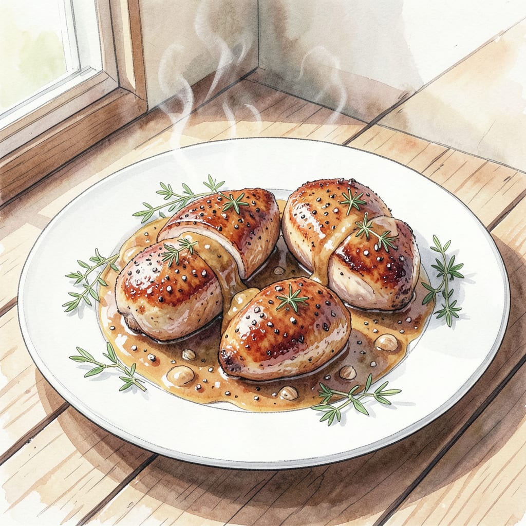 Visual representation of Gooey Duck Recipe: Rich and Buttery Pan Seared Perfection