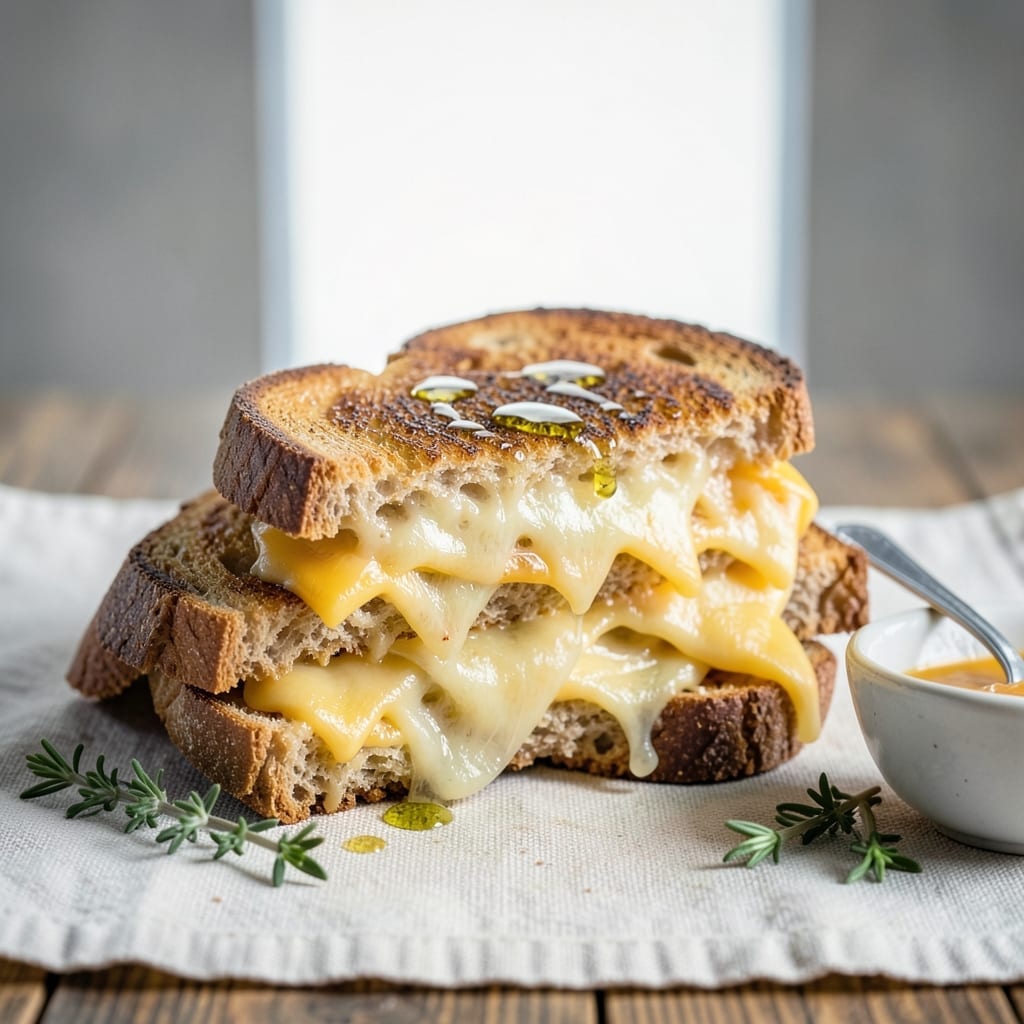 Gordon Ramsay Grilled Cheese Recipe: Sharp Cheddar and Gruyère on Sourdough