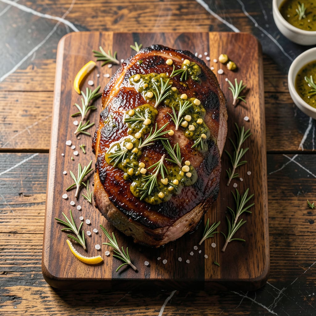 Gordon Ramsay's Prime Rib Recipe: Herb Crusted Sunday Roast Perfection example with annotations